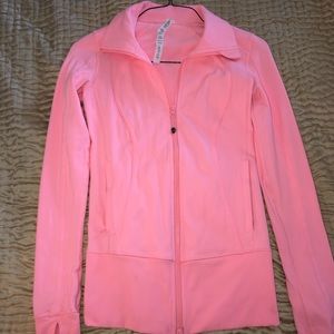 Neon pink lululemon jacket. Size 4